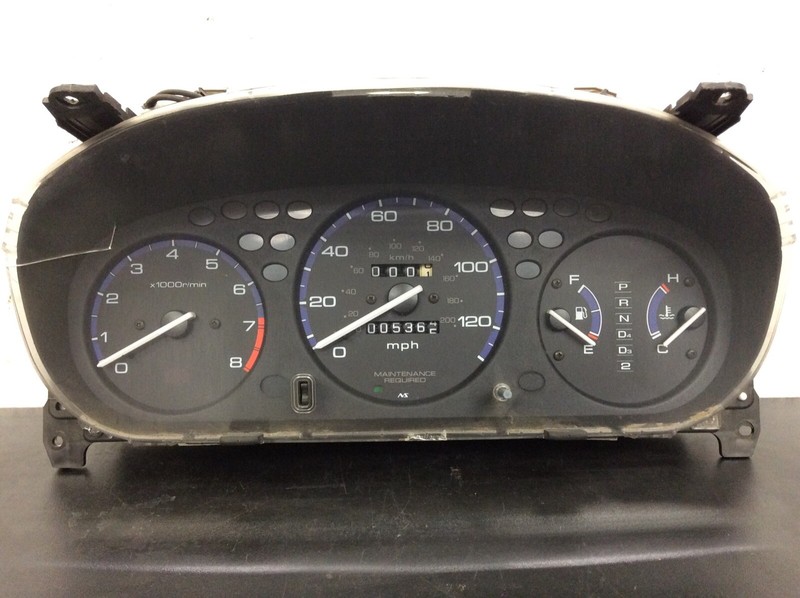 96-00 Civic LX AT Instrument Cluster Speedo Tacho Meter Gauges 5k Used OEM