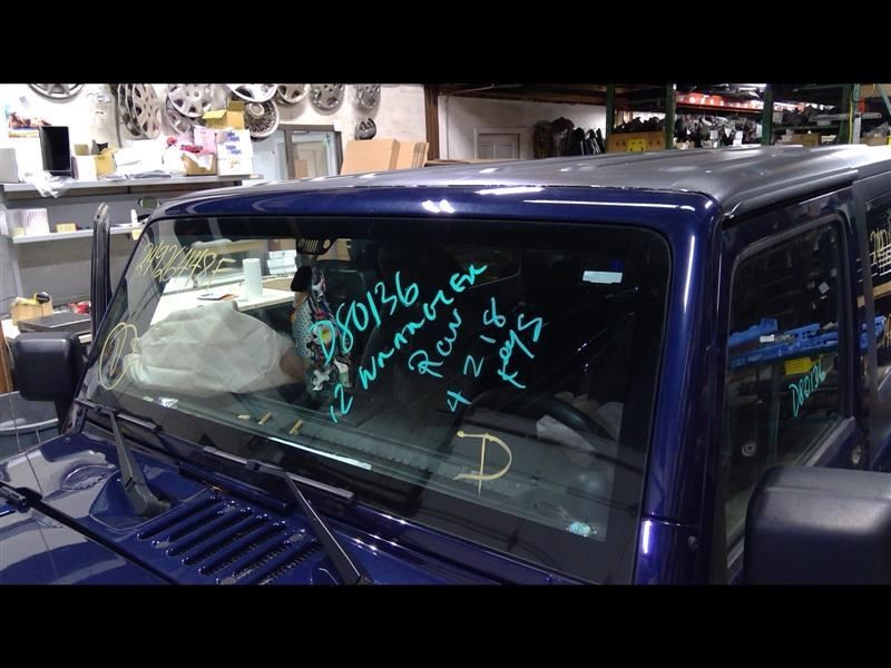 Windshield Frame Only Blue No Glass Fits 07-13 WRANGLER Paint Code PBU 608779