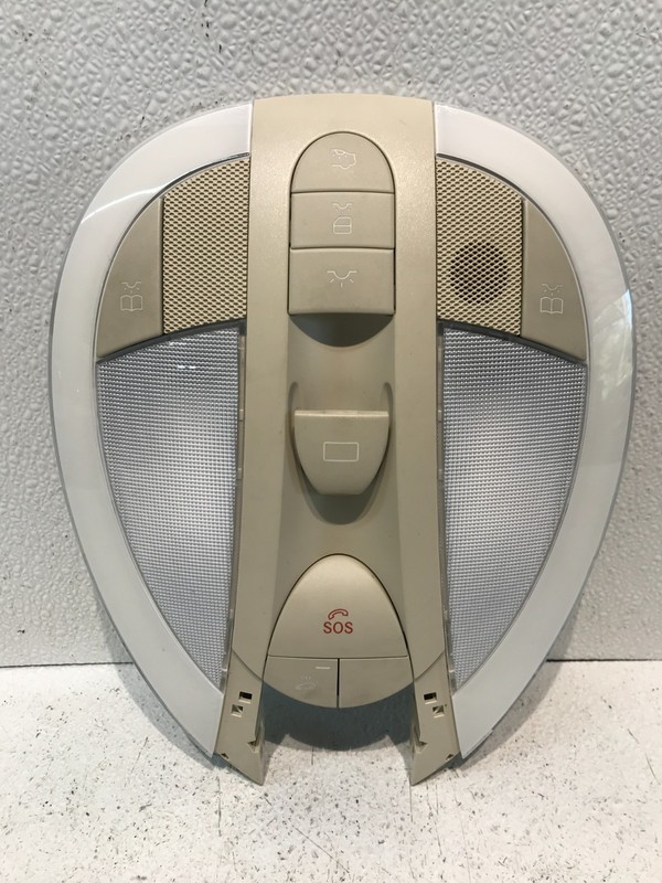 2006 MERCEDES CLS500 OVERHEAD DOME LIGHT LAMP CONSOLE OEM BEIGE A2198200101