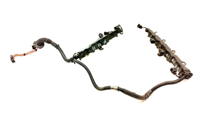 10-13 BMW F02 750i 550i GT 650i 4.4 V8 ENGINE FUEL INJECTOR WIRE HARNESS OEM 011