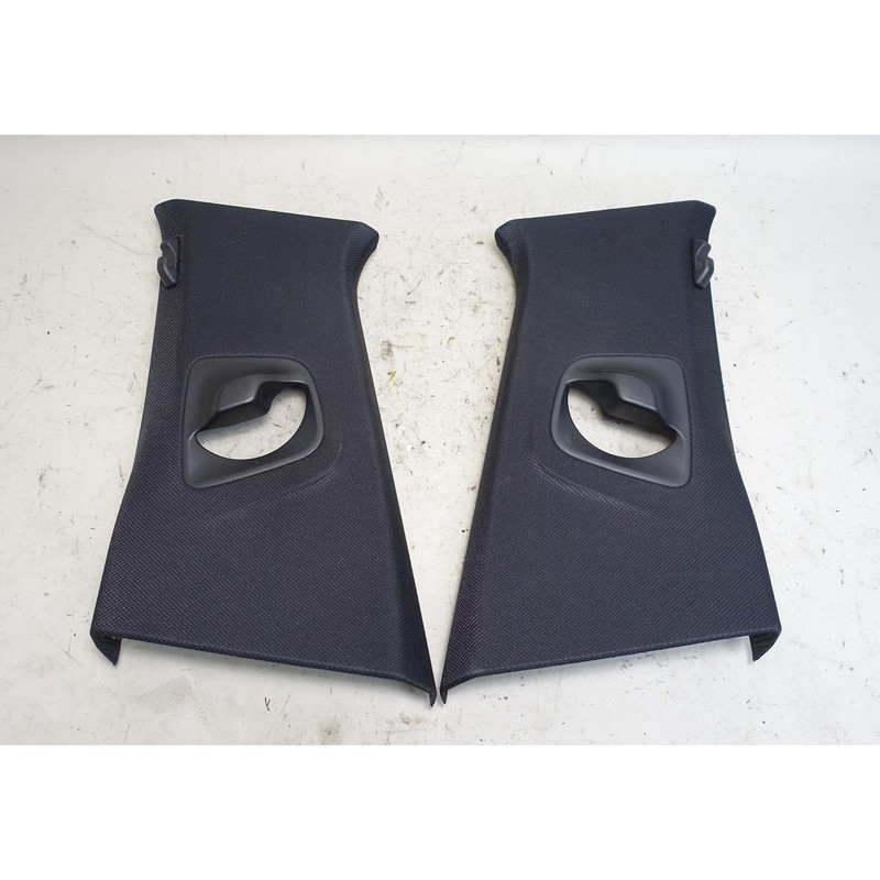 17-20 BMW G30 5-Series F90 Int B-Pillar Column Upper Covers Anthracite Black OEM