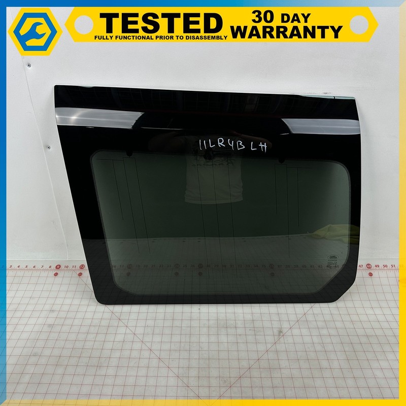 10-16 LAND ROVER L319 LR4 REAR LEFT DRIVER SIDE QUARTER WINDOW GLASS OEM