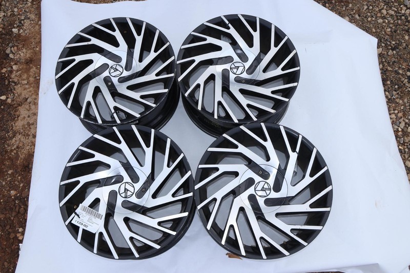 2010-2013 INFINITI G37 FRONT & REAR WHEEL RIM R18 18X8J SET AZARA AFTERMARKET