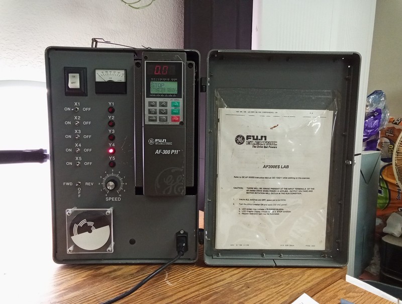 GE/Fuji Electric AF-300 P11 AC Drive Testing Lab (Power Cable Not Included)