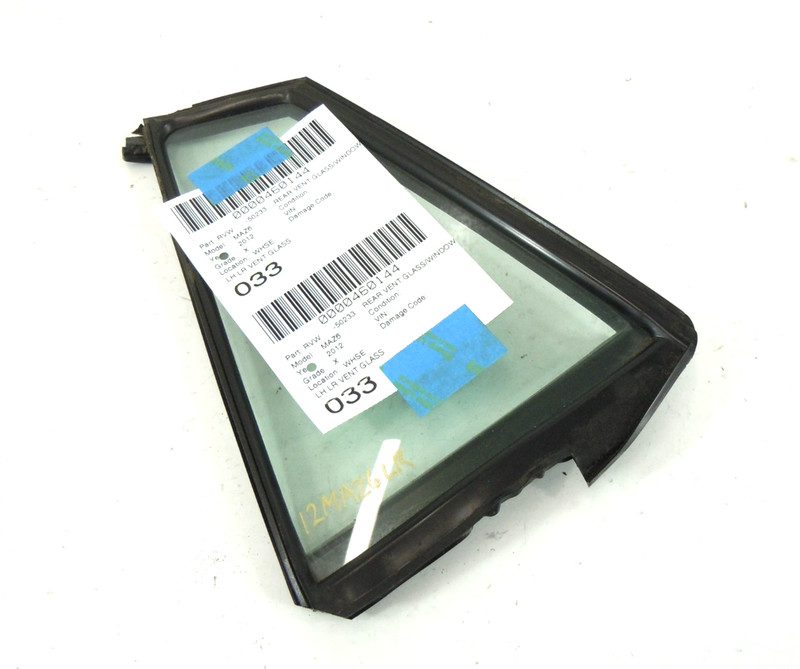 2009-2013 Mazda 6 Sedan Rear Door Window Glass Driver Left OEM