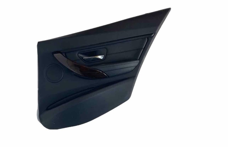 2012 2018 BMW 328 REAR PASSENGER SIDE DOOR TRIM PANEL BLACK ASSY OEM 51427281102