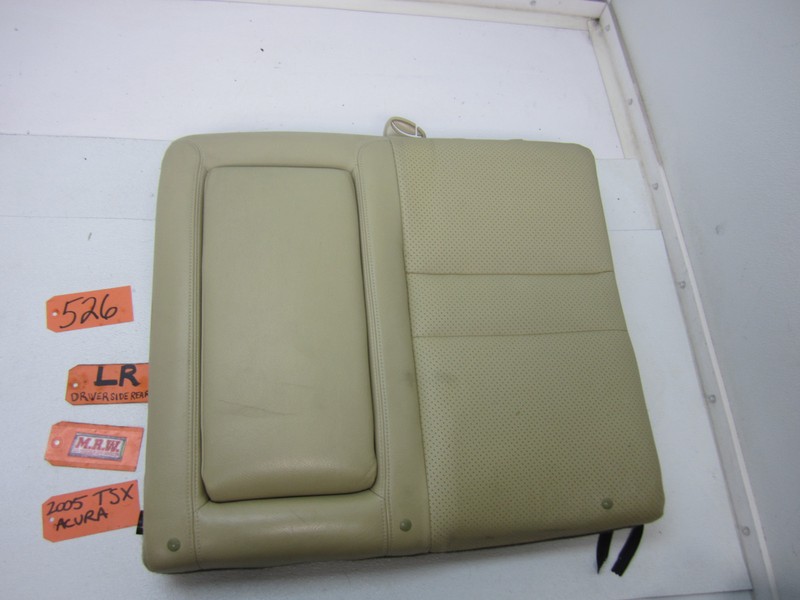 FITS 04-08 TSX LEFT DRIVER SIDE REAR BACK SEAT TOP UPPER CUSHION TAN CUP HOLDER