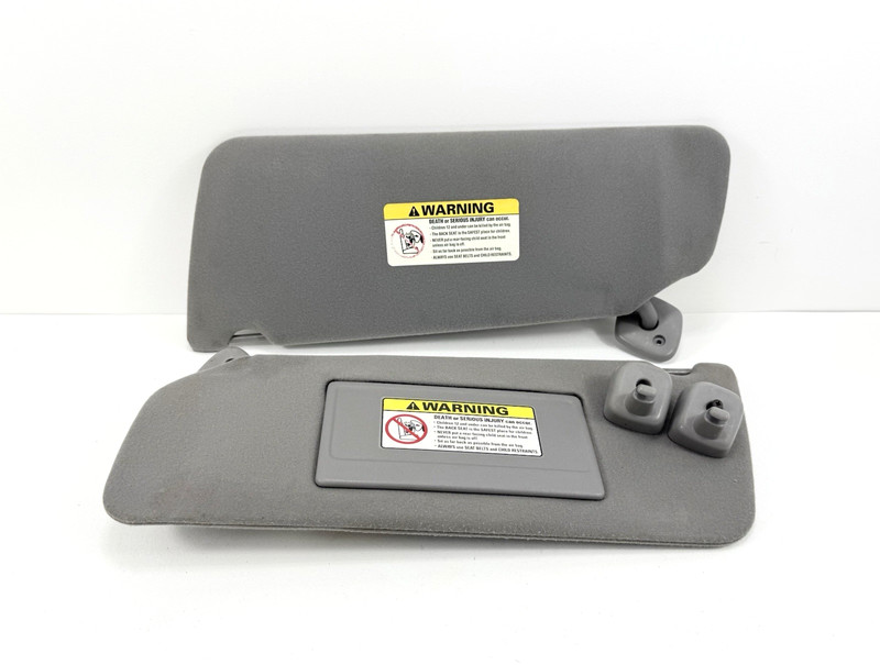 2000 Ford F150 F-150 Driver Left & Passenger Right Sun Visor Set Pair Gray OEM