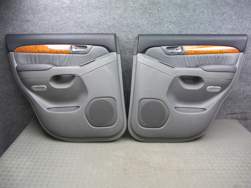 2003-2007 LEXUS GX470 REAR LEFT & RIGHT DOOR INTERIOR TRIM COVER PANEL SET OF 2