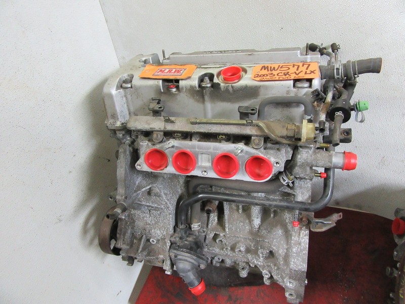 ENGINE MOTOR 2.4L 4 CYL HEAD BLOCK VIN C JAPAN BUILT 68K for HONDA CR-V 02 03 04