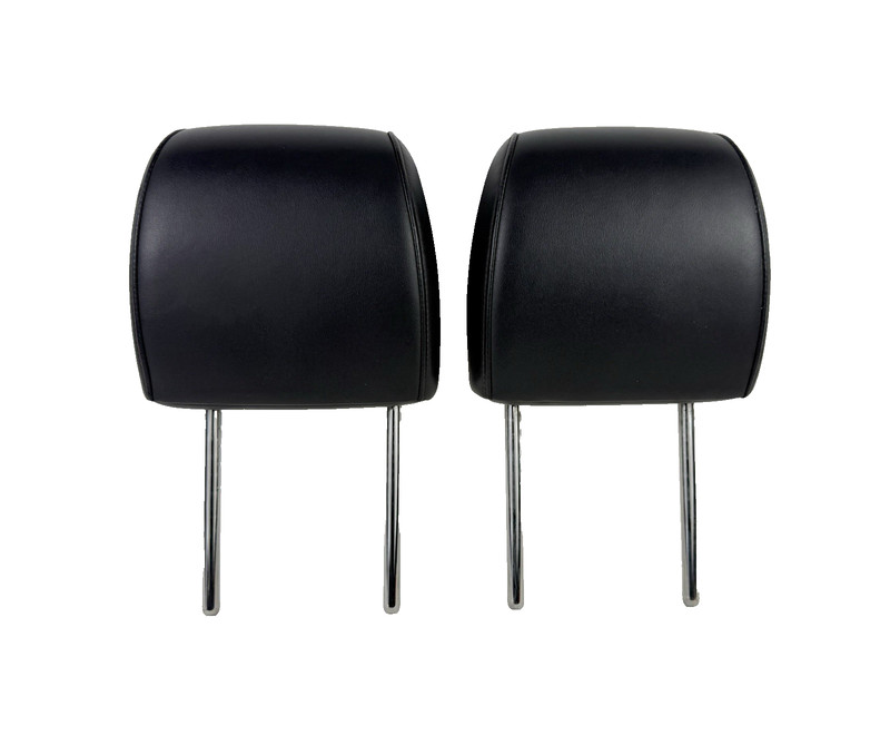 2012-2018 Chevy Sonic Front Headrests Left & Right Black Leather OEM