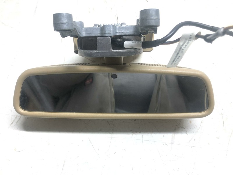 08-09 Mercedes W221 S550 Interior Rear View Mirror Auto Dim Homelink Beige OEM