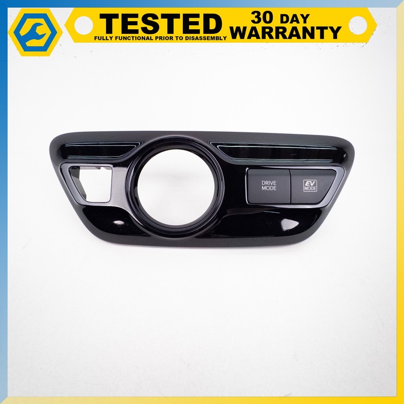 19-22 Toyota Prius DASHBOARD GEAR SHIFT COVER TRIM BEZEL PANEL W/ SWITCHES OEM