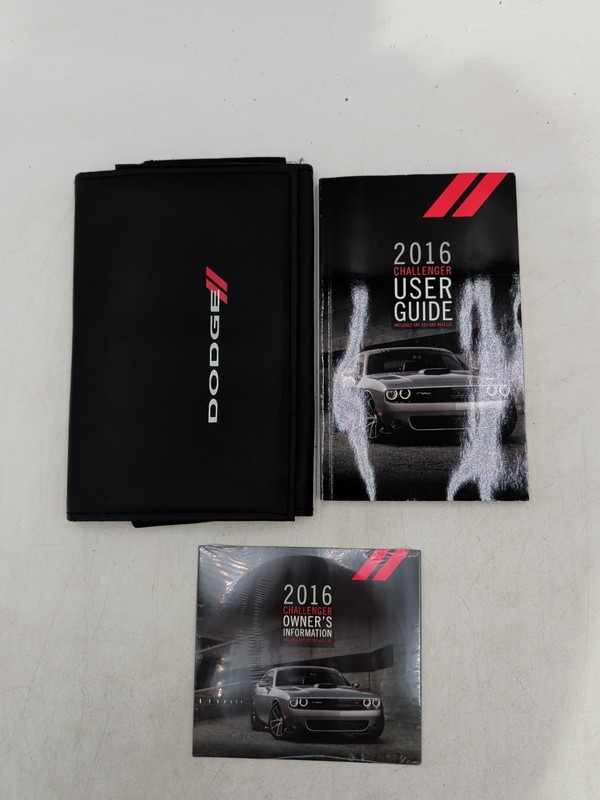 2016 Dodge Challenger Owners Manual Users Guide & Informational CD