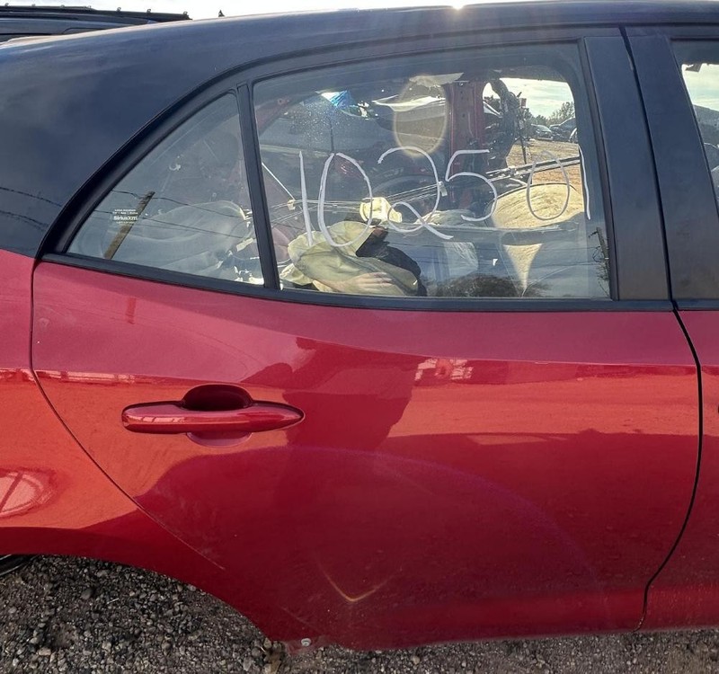 2019-2024 TOYOTA COROLLA HATCHBACK REAR RIGHT PASSENGER DOOR OEM RED 2SC