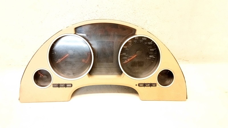 07-09 AUDI B7 A4 S4 CONVERTIBLE SPEEDOMETER MONOCHROM GAUGE CLUSTER OEM 021026