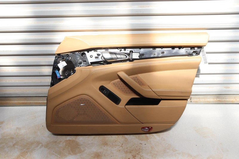 2014-2016 PORSCHE PANAMERA FRONT RIGHT PASSENGER SIDE DOOR PANEL TRIM COVER OEM