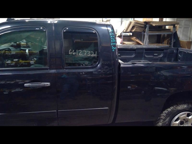 Driver Rear Side Door Extended Cab Black Fits 07-13 SIERRA 1500 796605