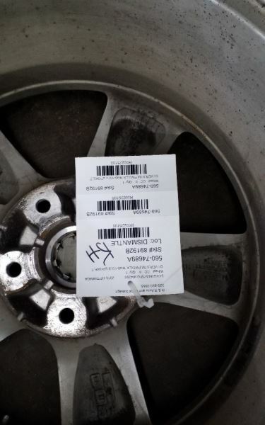 Wheel 16x6-1/2 Alloy LX 5 Spoke With Fits 14-15 OPTIMA 225190