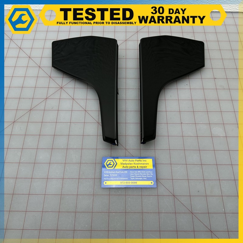 17-20 JAGUAR XE FRONT LEFT RIGHT SIDE INTERIOR DOOR PANEL BEZEL MOLDING PAIR OEM