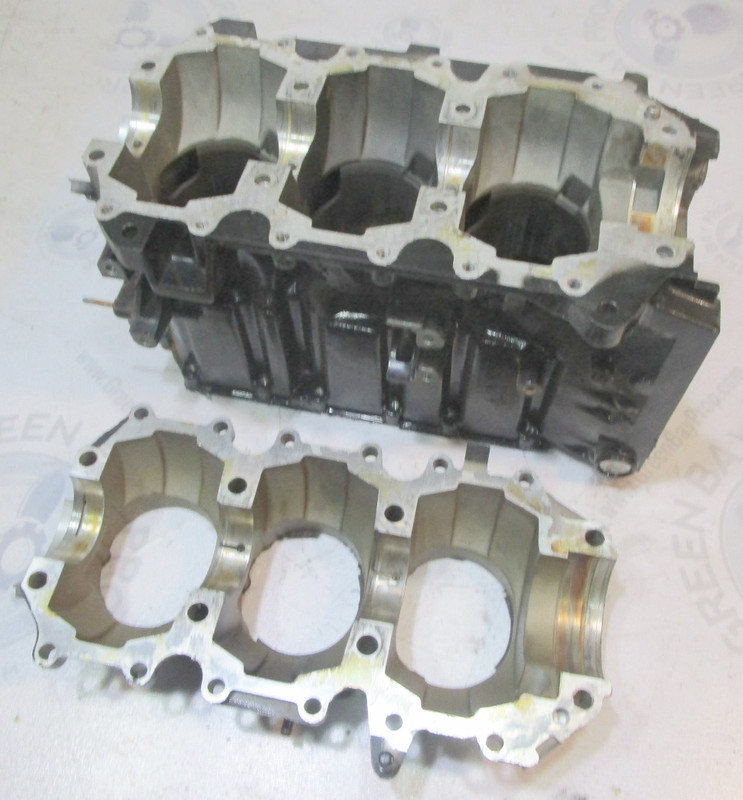 876-8947A23 Mercury Mariner Outboard 80 Hp 3 Cyl Cylinder Block Crank Case