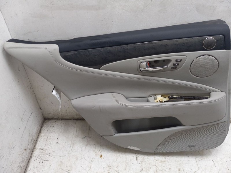 08 LEXUS LS460 REAR DRIVER LEFT DOOR PANEL WITH MEMORY GRY-LA10