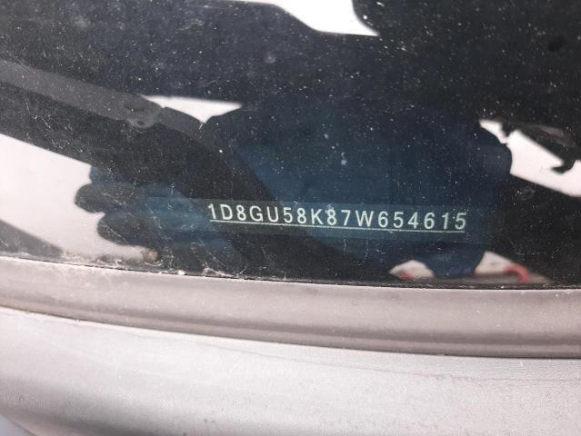 2007 Dodge Nitro Left Door Mirror Black Power Heated Folding 554541
