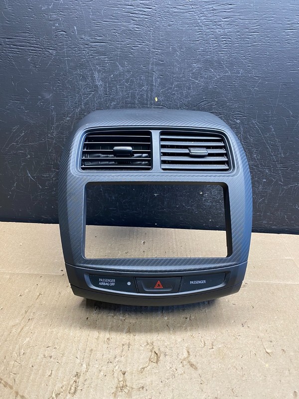 2011 to2019 Mitsubishi Outlander Sport Center Dash Bezel Radio Trim AC9138 DG