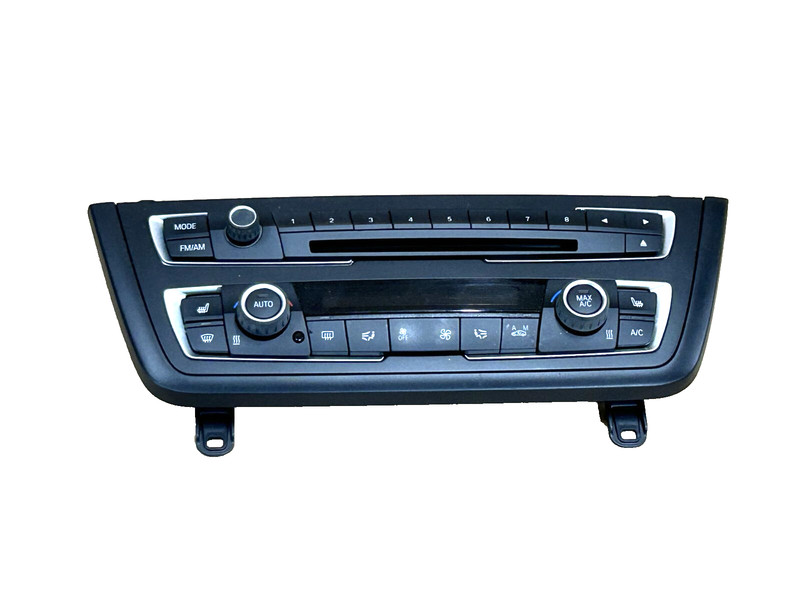 2013-2015 BMW 335i F30 AM FM RADIO AC HEAT TEMP CONTROL PANEL #A0.06