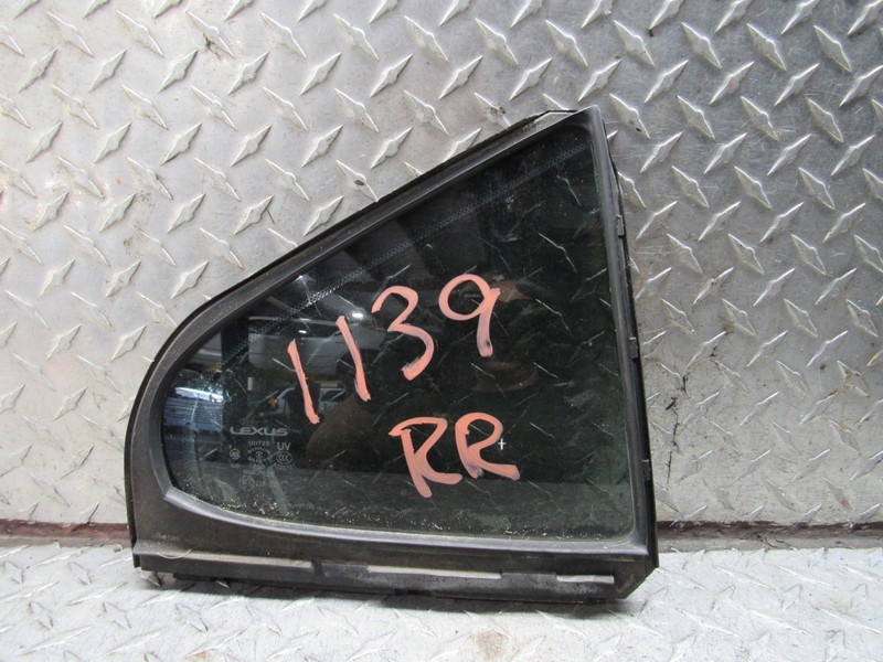 2007-2012 LEXUS ES350 RIGHT PASSENGER REAR DOOR VENT GLASS WINDOW