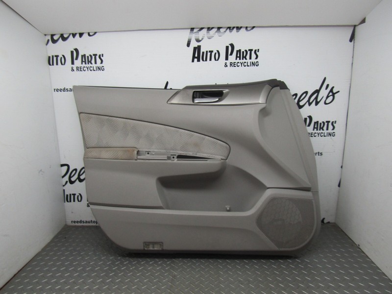 2010 Subaru Forester Driver Left Front Door Trim Panel Gray OEM