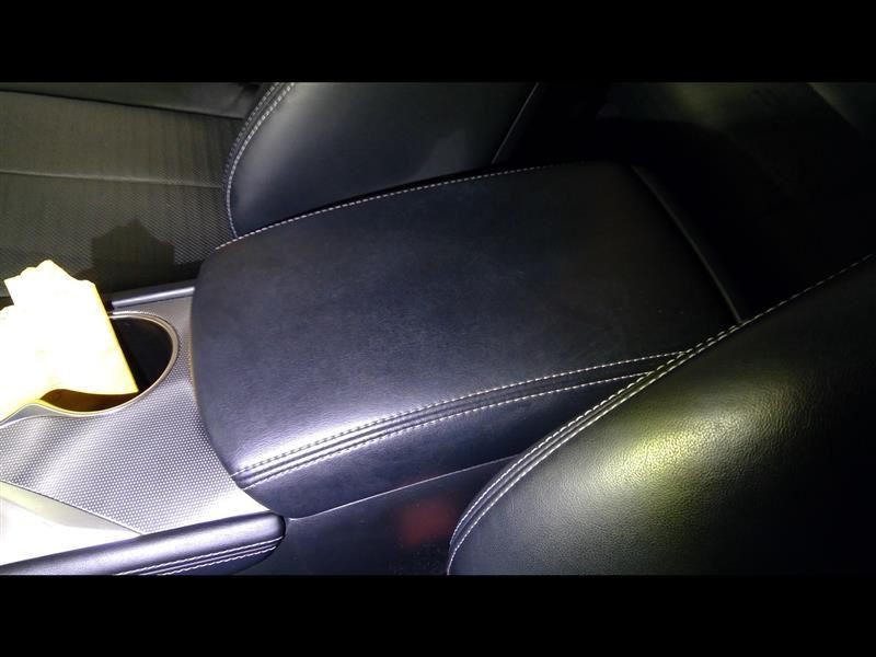 Armrest Lid Only Black Leather Console Front Floor Fits 16-18 INFINITI Q50