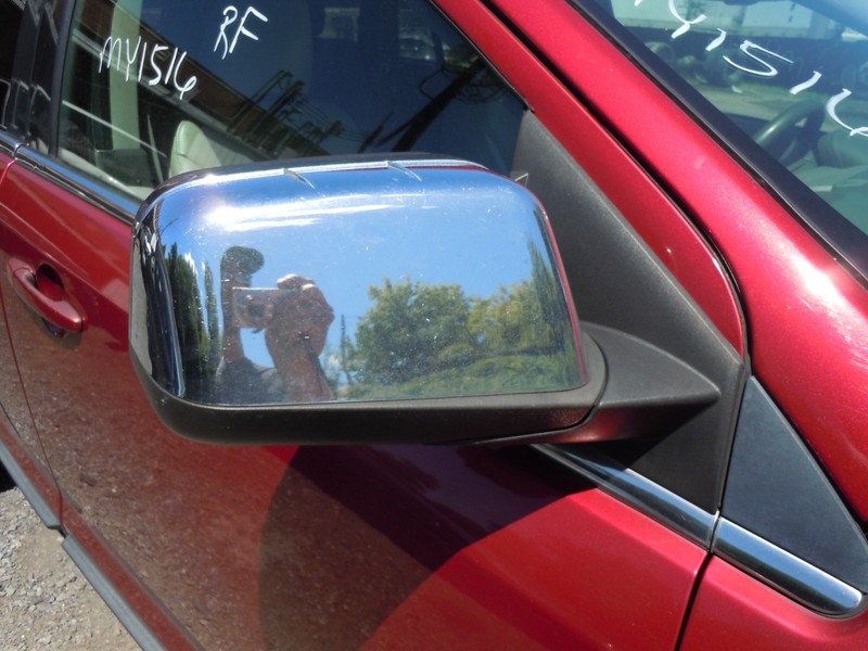 2007-2009 Lincoln MKX Power Door Mirror Pass Right Heated Manual Fold Chrome
