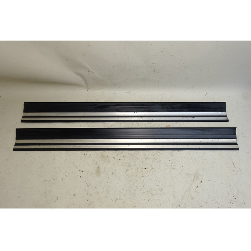 1992-1999 BMW E36 3-Series 2door Factory Black Chrome Door Sill Cover Pair OEM
