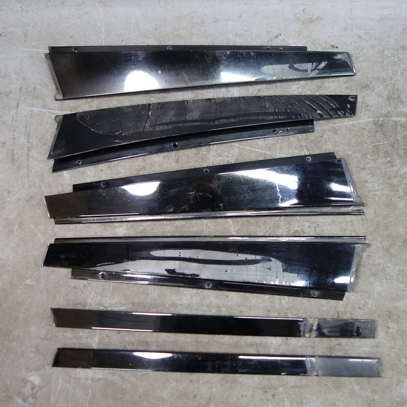 1997-2003 BMW E39 5-Series Sedan Door Trim High Gloss Black Shadowline OEM