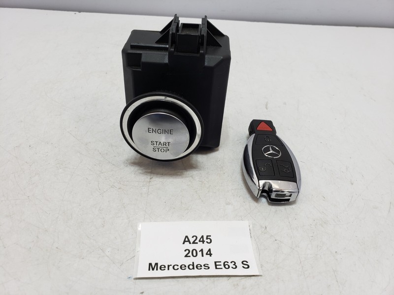 ✅ 14-17 OEM Mercedes W212 E63 AMG S Start Stop Ignition Switch Module W/ Key