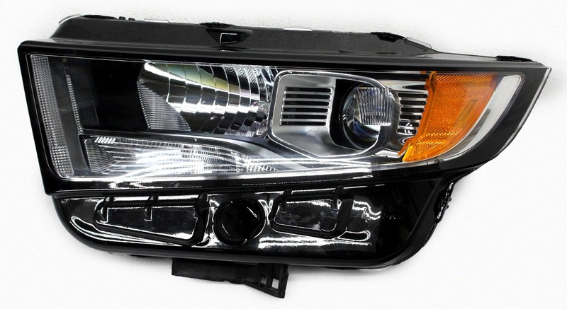 OEM Left Driver Side Halogen Headlamp For Ford Edge SE, SEL, Titanium Chrome