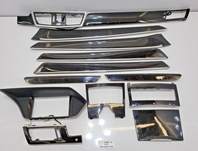 ✅ 10-13 OEM Mercedes W212 E350 Dashboard Console Door Interior Trim SET NOTE*