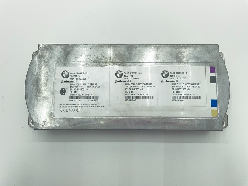 2009 BMW 328i Bluetooth Telematics Control Module OEM 8410920592901 KW562