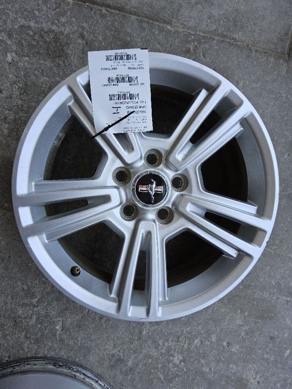 2010-2014 Ford Mustang Wheel Rim 17x7 Aluminum 5 Split Spoke Sparkle Silver