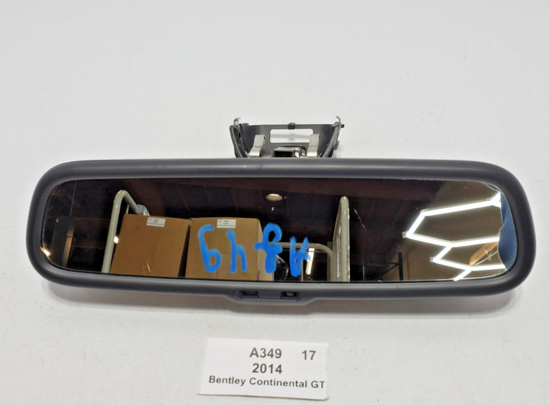 ✅ 2003-2018 OEM Bentley Continental GT GTC Interior Rear View Mirror Black