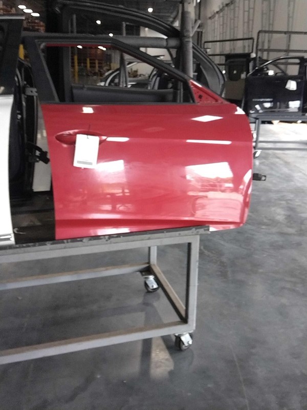 2016 Hyundai Veloster Right Door Red 574994 Used 133K Miles OEM Part