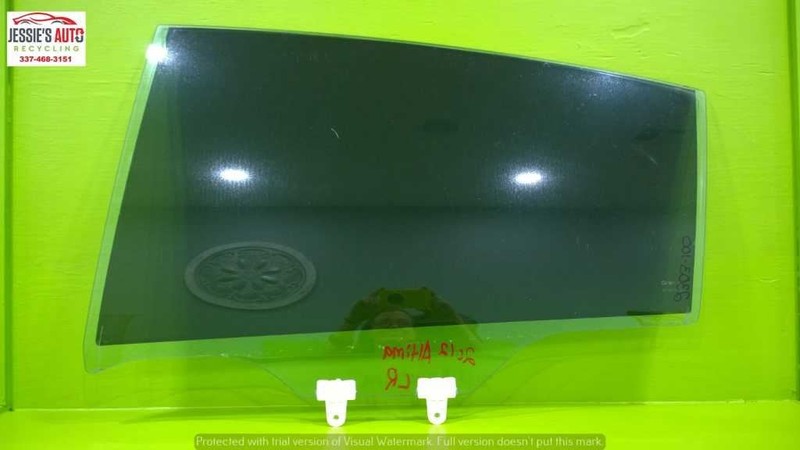 07 08 09 10 11 12 ALTIMA S DRIVER LEFT REAR WINDOW DOOR GLASS OEM 2303-100