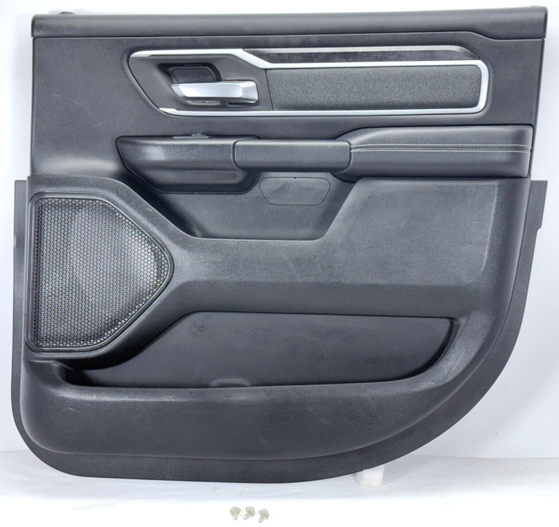 ✅ 2019-25 RAM 1500 5th Gen. CREW CAB BIG HORN OEM DOOR PANEL REAR RIGHT BLACK RH