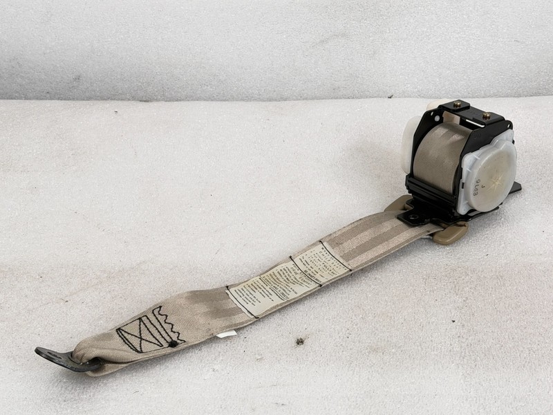 Nissan Maxima Seat Belt Strap Retractor Left Rear Back OEM 2001 2002 2003 TAN