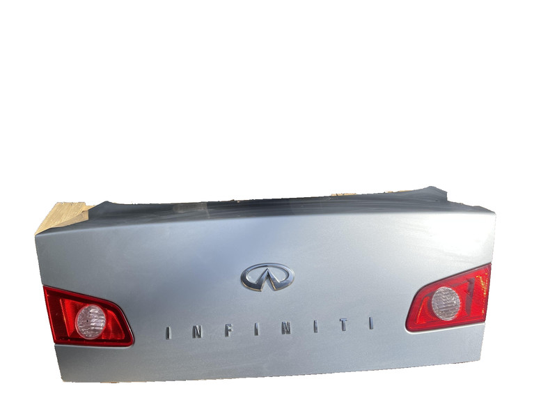 03 04 05 06 Infiniti G35 Trunk Decklid Silver Sedan Oem Tested KY0