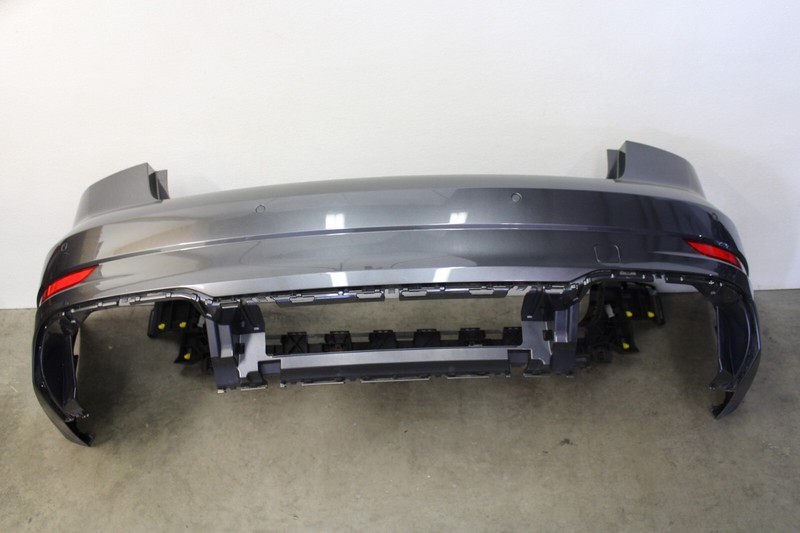 Audi A3 S3 RS3 Sport S Line Rear Bumper Cover Gray Pearl Oem 2017-2020
