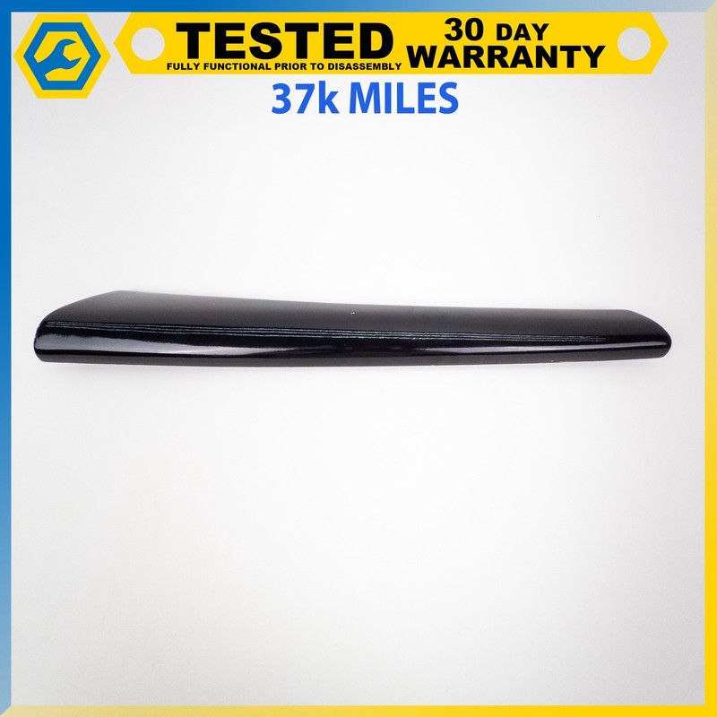 05-16 ASTON MARTIN DB9 VANTAGE LEFT SIDE INTERIOR DOOR SILL TRIM PANEL BLACK OEM