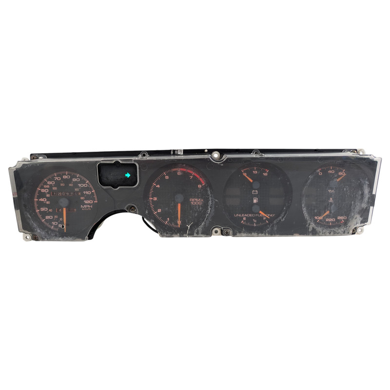 89 - 92 Pontiac Firebird 6cyl 120K Speedometer Instrument Cluster OEM 25089619