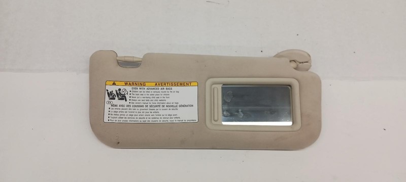16-'19 LEXUS IS300 right passenger Sun visor illuminated gray OEM